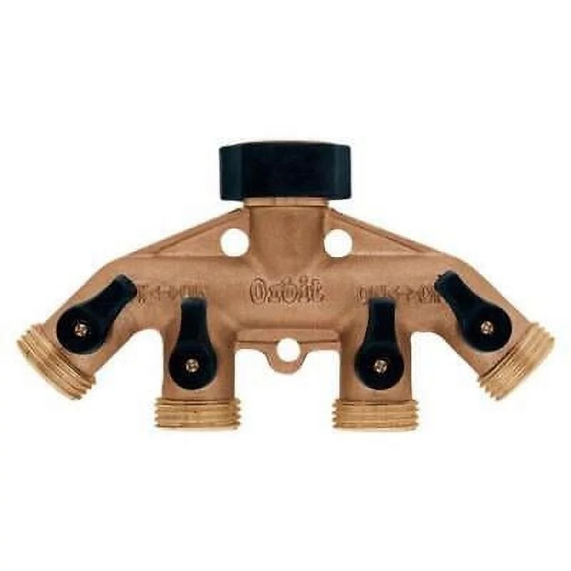 Orbit 3/4 in. Brass Threaded Male Garden Hose Manifold