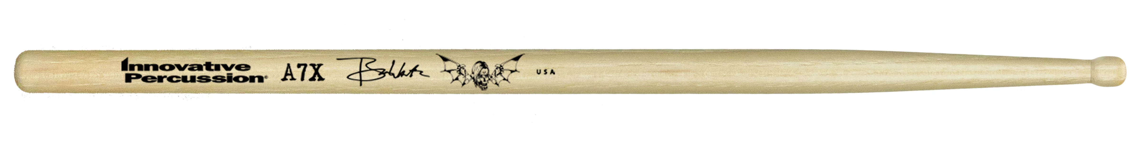 Innovative Percussion A7X Brooks Wackerman Signature Series Hickory Drumsticks w/ Wood Tips