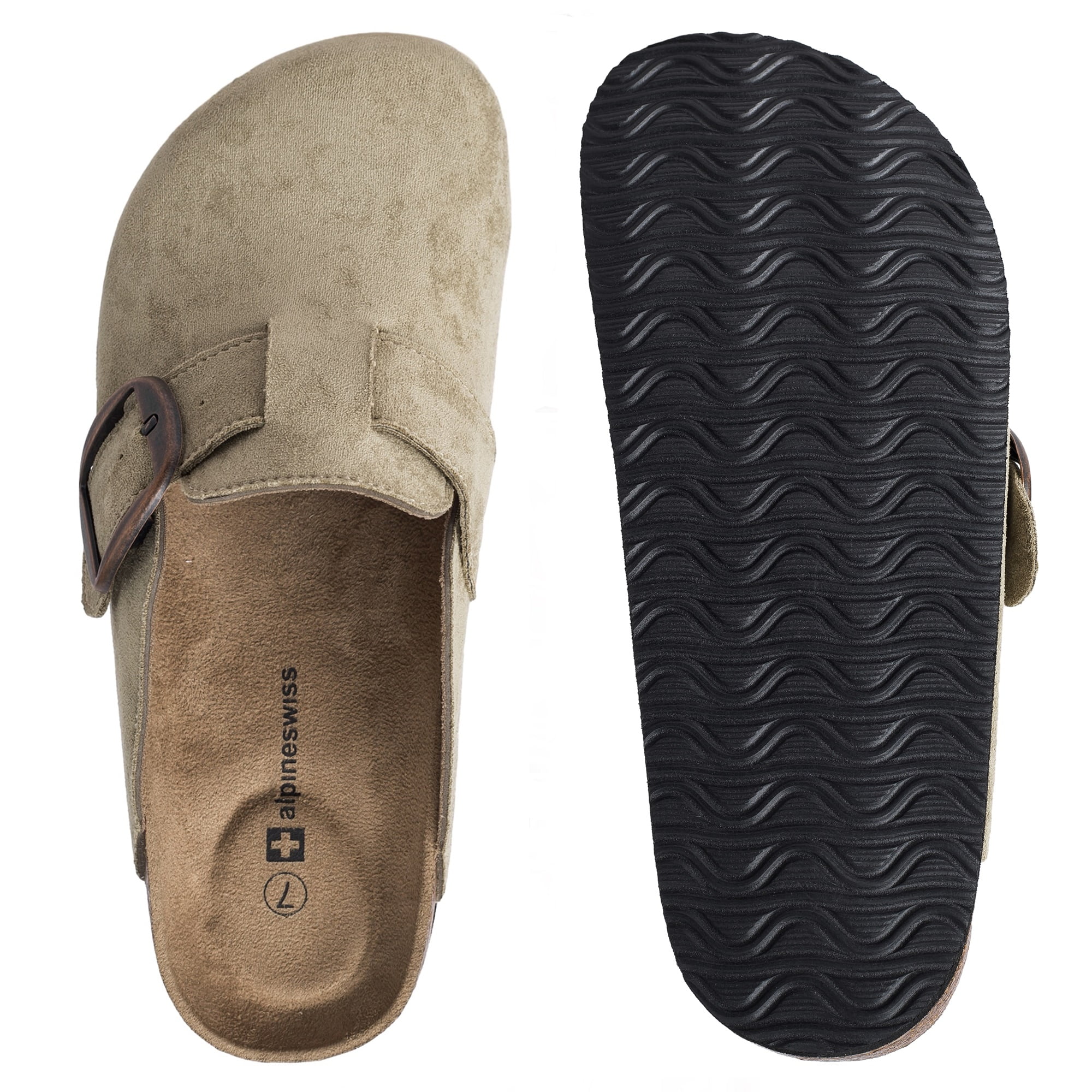 Alpine Swiss Edith Womens Clog Slip On Shoes