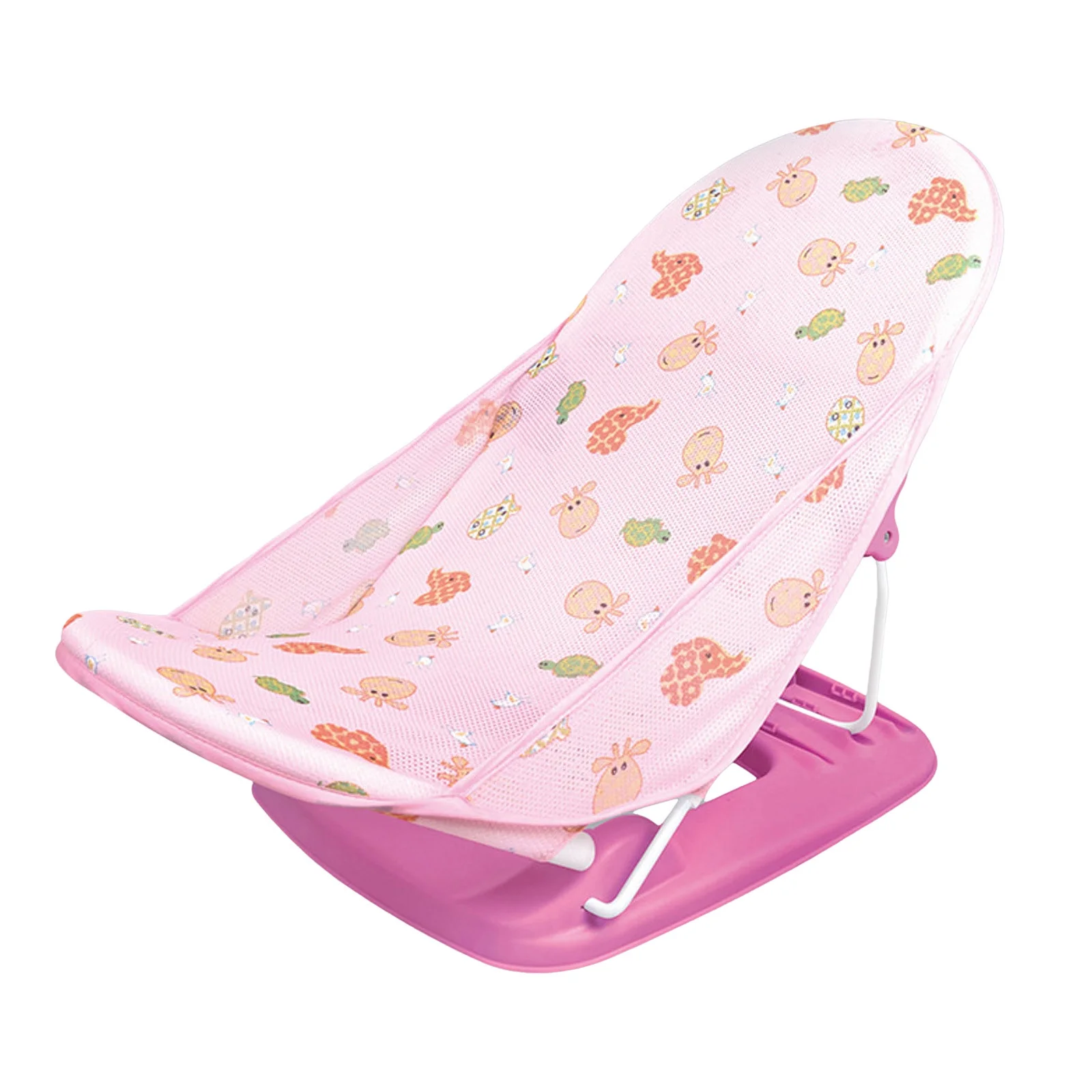 Foldable Baby Bather Adjustable 2 Reclining Positions Bath Support For Sink Toddler Bathtub For Baby Office Chairs for Heavy People with Foot Rest Folding Camping Chairs Beach Chairs