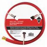 TOUGH GUY 423H82 Water Hose,Hot/Cold,Rubber,25 ft.,Red