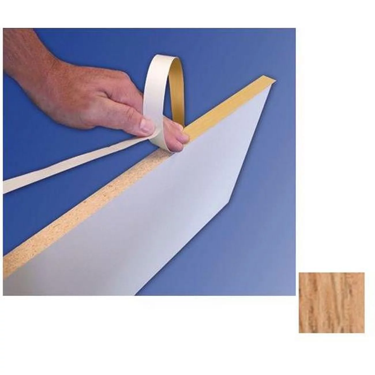 94 In. X 250Ft. Fast Edge Pvc Finished - Red Oak