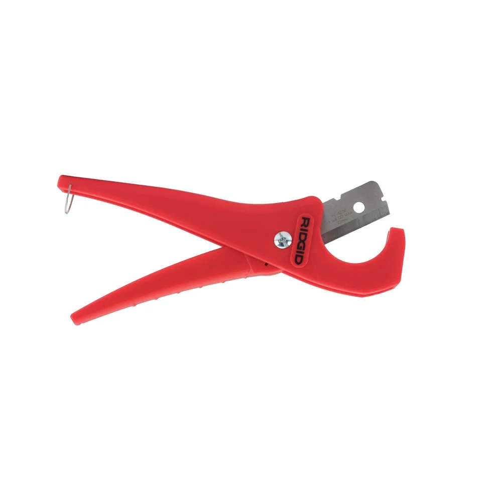 Ridgid Plastic Pipe and Hose Cutter Red