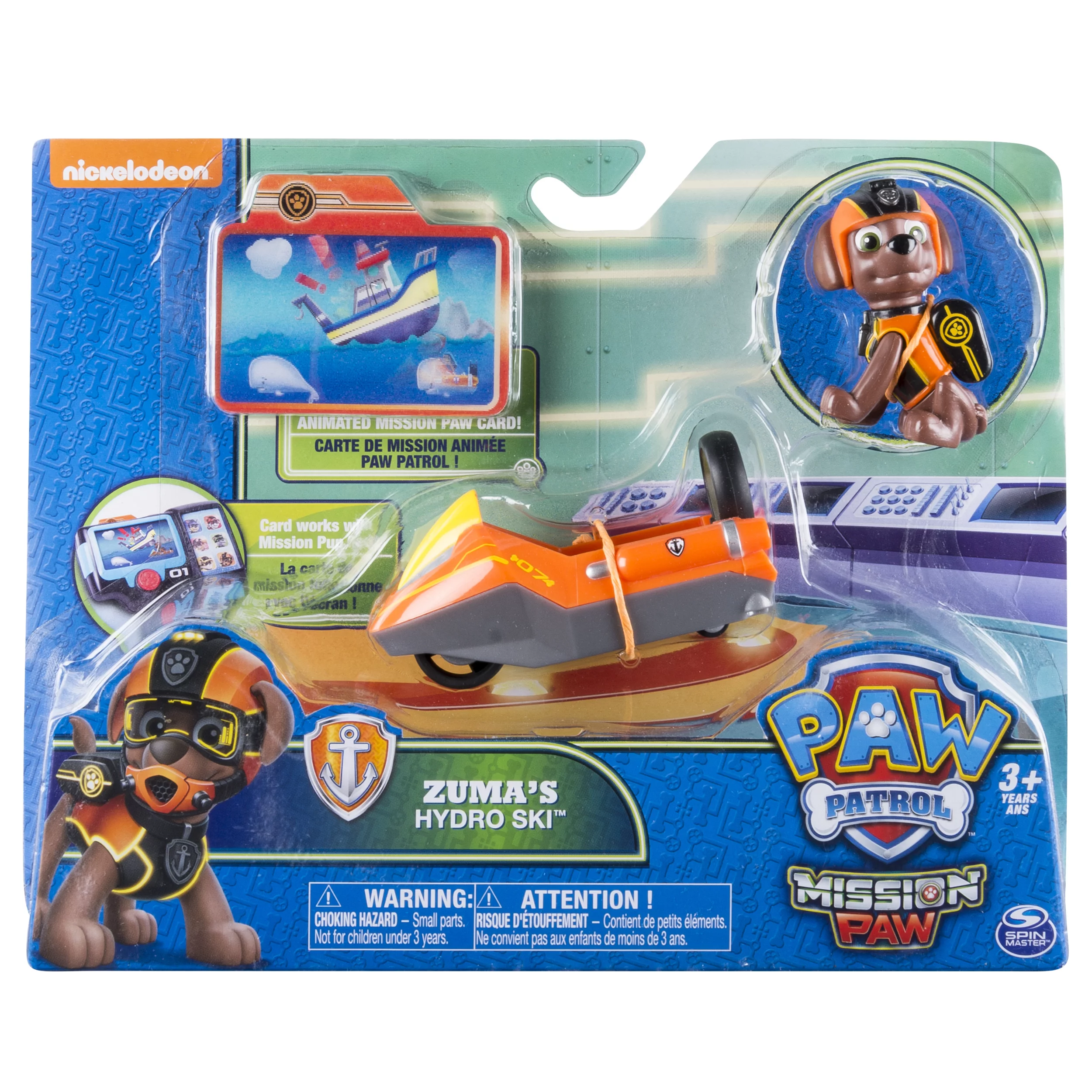 Paw Patrol Mission Paw - Zuma's Hydro Ski - Figure and Vehicle