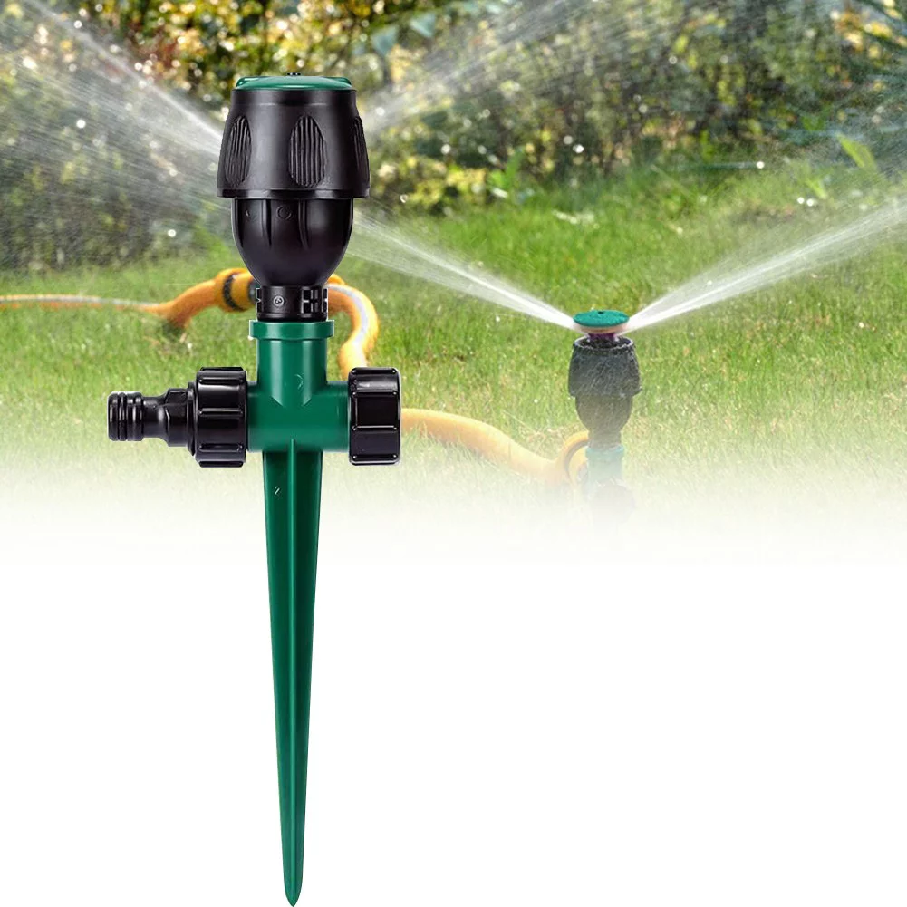 Lawn Garden Water Sprinklers Round Spray Sprinkler Automatic 360 Rotating