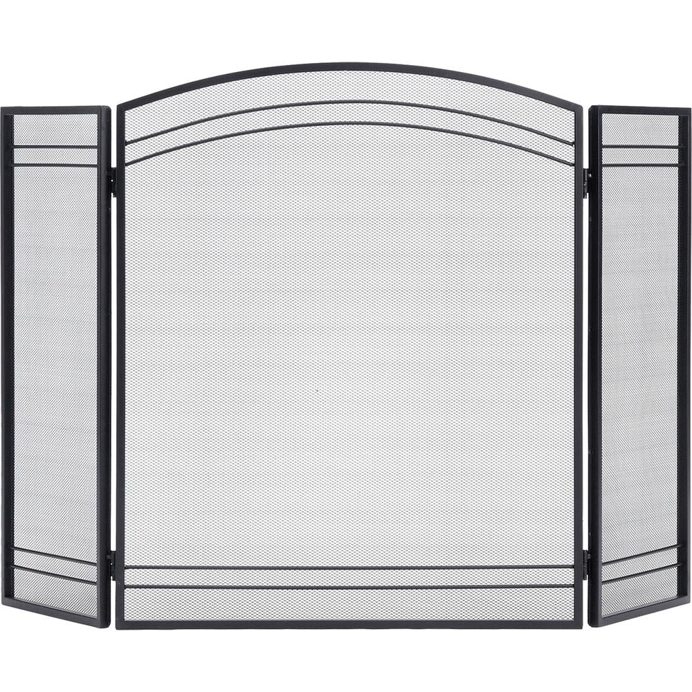 ShelterLogic Steel Classic Fireplace Screen, Black
