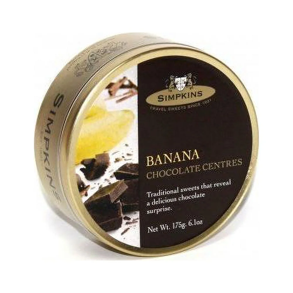 Travel Banana Chocolate Center - 6.1Oz - 6 Pack