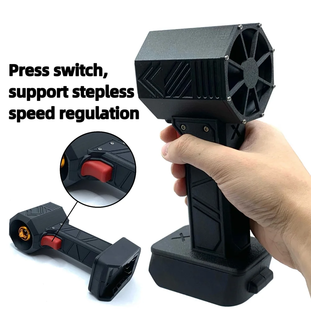 Anself Handheld Turbofan 700W Dust Blower, Compatible with /Makita Batteries for Powerful Cleaning