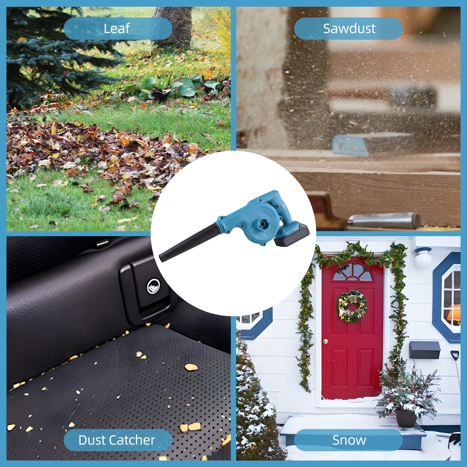 blower,Handheld Battery Powered Battery 2-in-1 21v With Battery 2-in-1 21v Blower And Hair With And Cleaner Handheld Battery Powered Blower Powered Blower Lawn Blower With Lanru