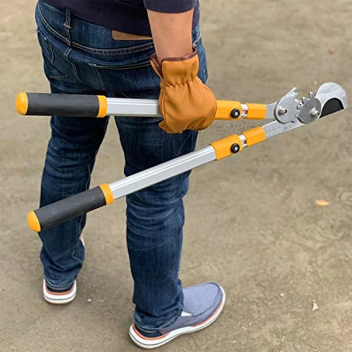 76  Duty Bypass Lopper 1¾-Inch Cut Capacity With Telescoping Aluminum Alloy Handle (Extend To 33 Inch)