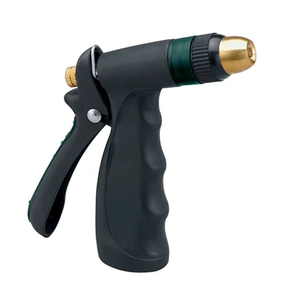 Orbit Compact Adjustable Hose Spray Nozzle w/ Brass Head - Water Nozzles, 58326N