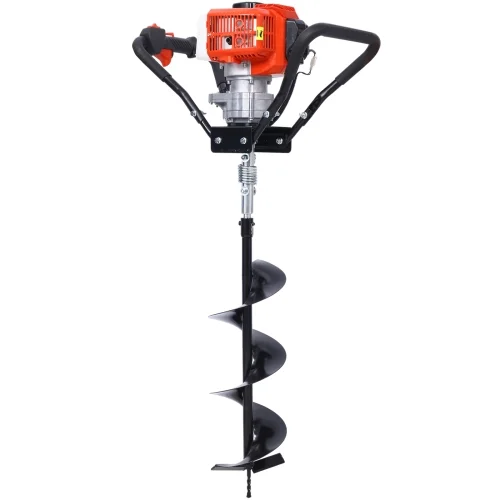 Post Hole Digger, 43cc Post Hole Digger, Gas Powered Earth Digger with 6&8