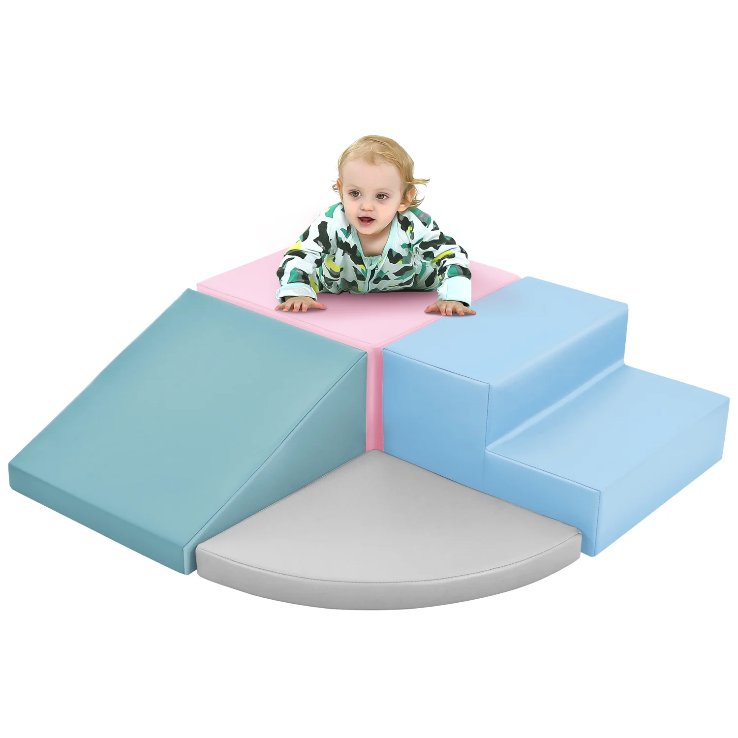 Soft  Safe and Durable Foam Playset for Infants  Toddlers and Kids - Ideal for Crawling and Climbing Activities in Indoor Play Areas