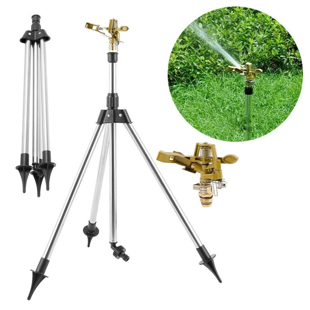 New Lawn Tripod Sprinkler Agriculture Irrigation Equipment 360° Spray Watering