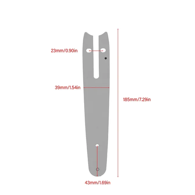 4/6/8 Inch Manganese Steel Guide Plate Chainsaw Chains Guide Guide Mini Chain Saw Logging Pruning Replacements