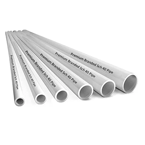 PVC Pipe Sch40 3/4 Inch (0.75) White Custom Length 1FT Feet