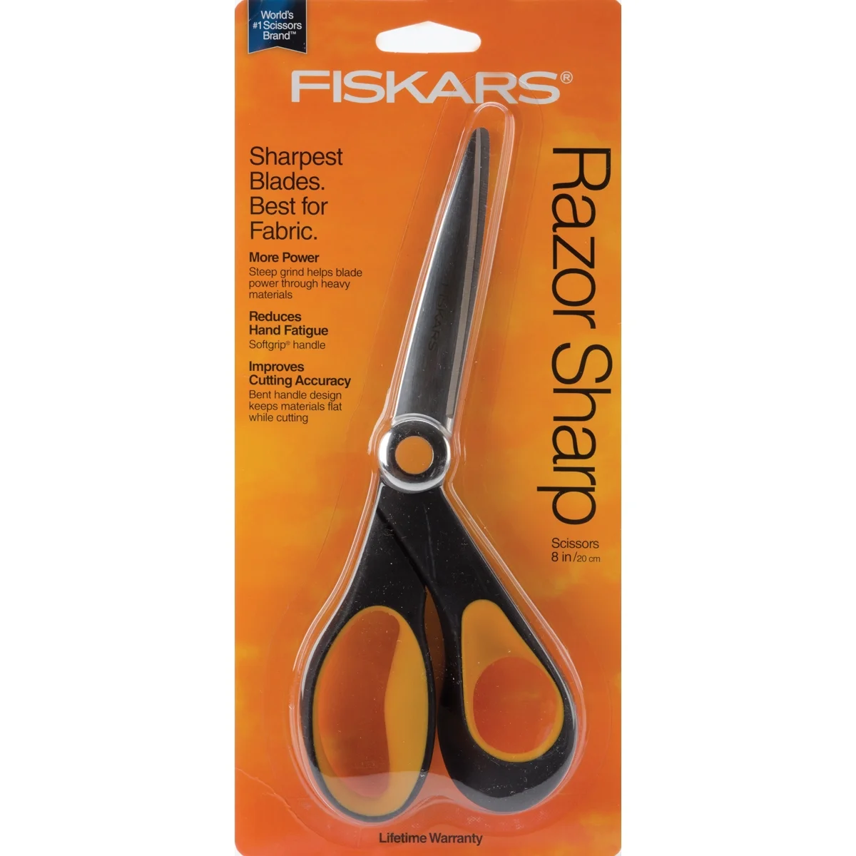 Fiskars Softgrip RazorEdge Bent Scissors 8
