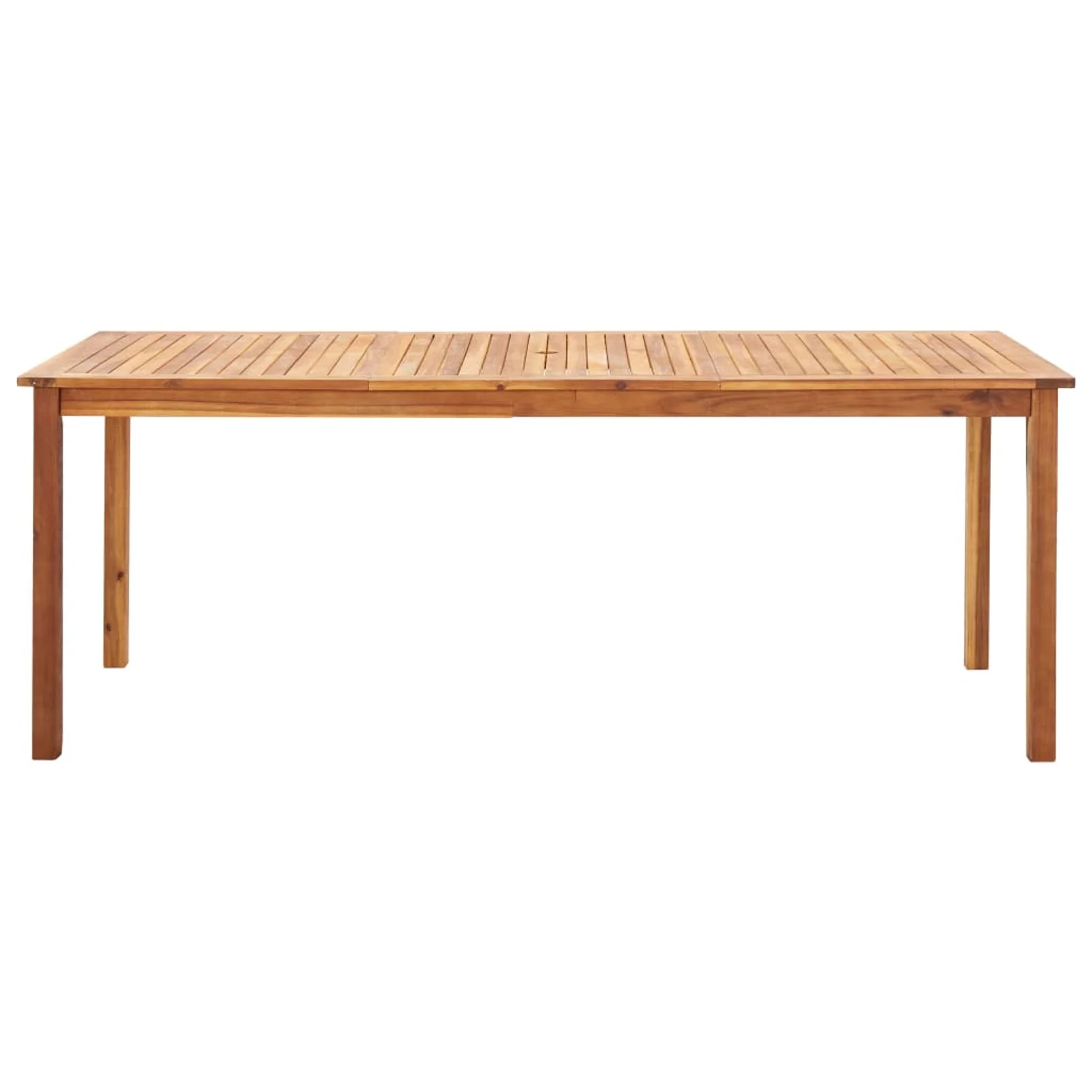 Walmeck 9 Piece Dining Set Poly Rattan and Solid Acacia Wood Gray