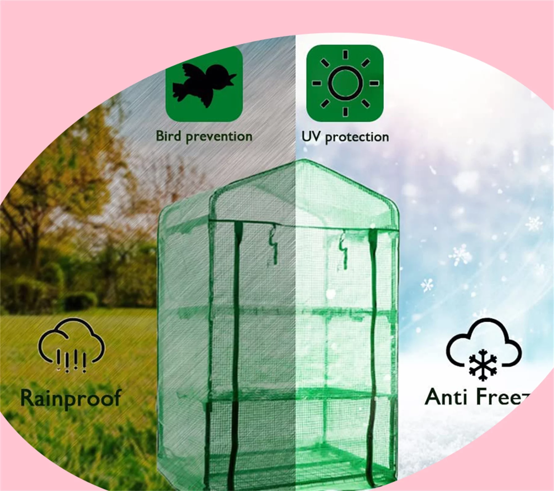 Winter Plant Greenhouse Replacement Cover