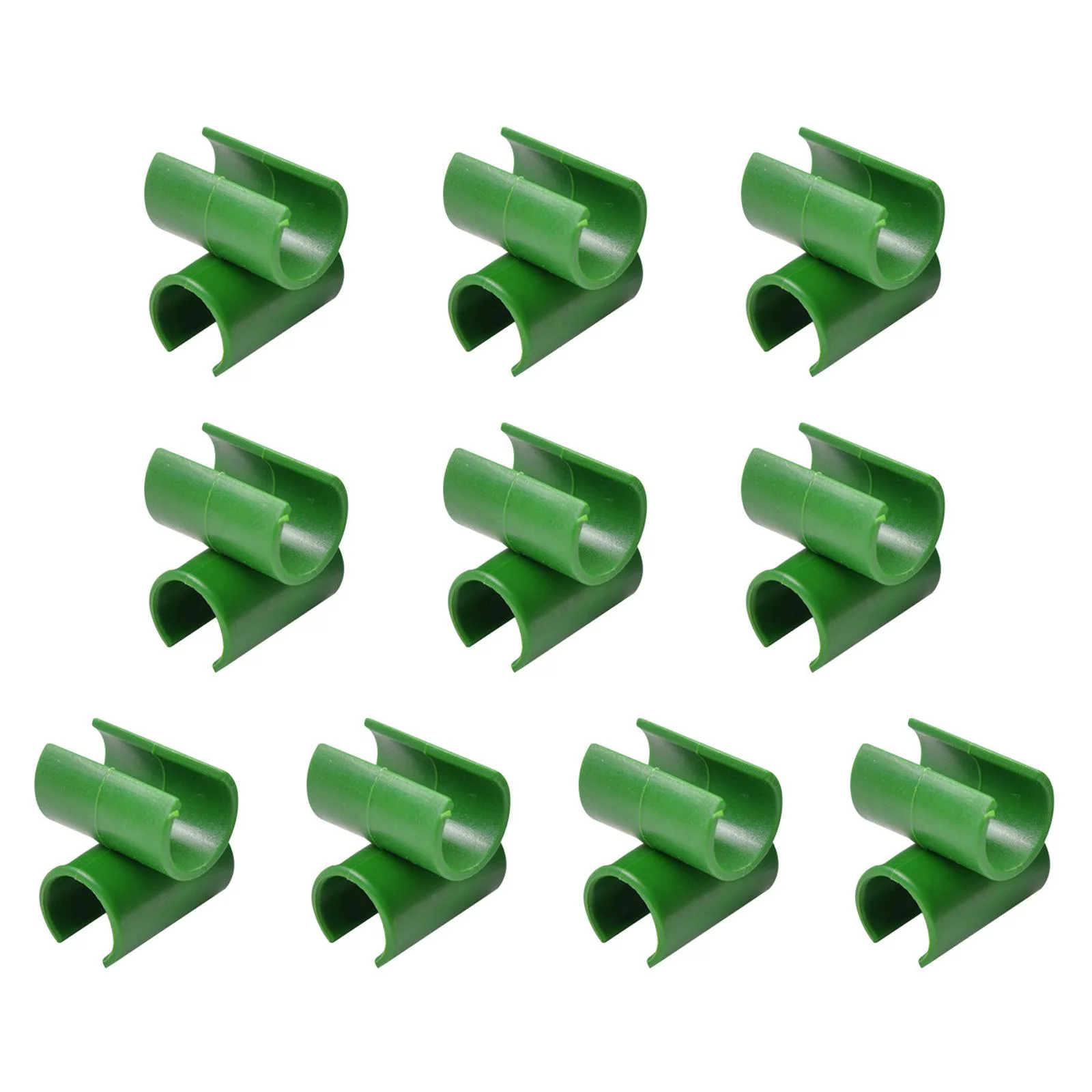 figatia 5xFlower Trellis Garden Plant Connector Greenhouse Buckle Stake Clips 10pcs 5 Pcs