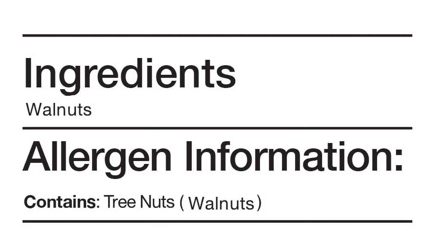 We Got Nuts Raw Shelled Walnut Halves and Pieces, 3 lbs