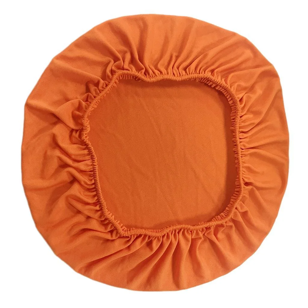 1Piece Stretchy Dining Room Chair Seat Cover Outdoor Wedding Decor Orange