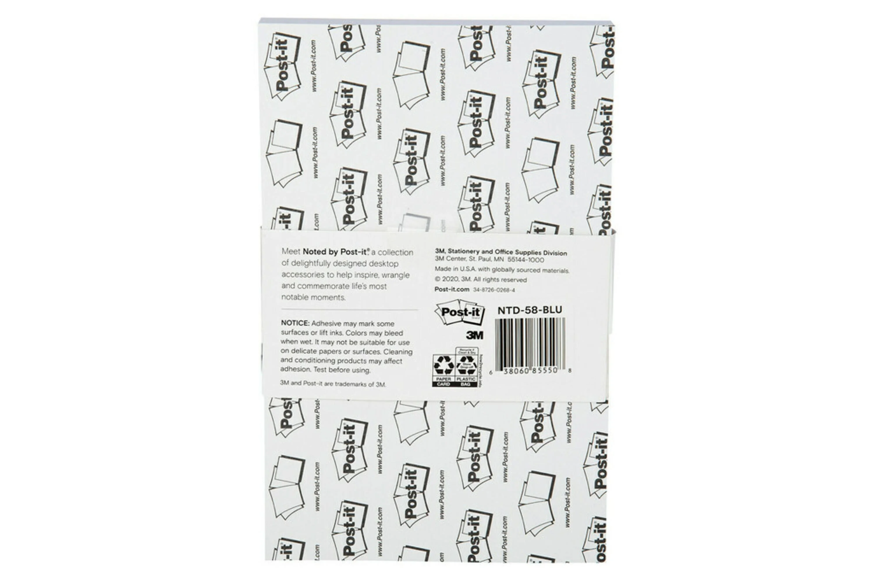 Noted by Post-it®, Blue Daily Planner Pad, 4.9 in. x 7.7 in.