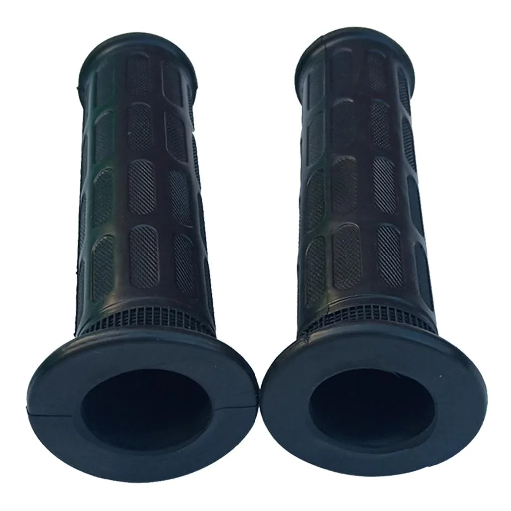 Colaxi 3xRubber Hand Grips Wheelbarrow Handle Grips Tricycle Handlebar Grips Black 3 Pcs