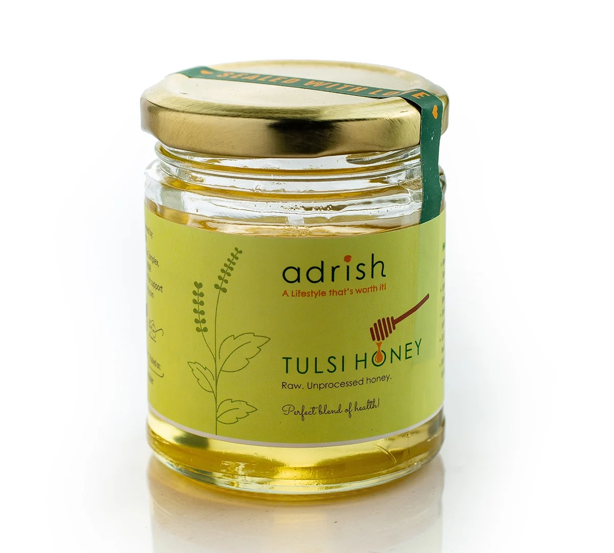 Adrish Zerowaste Tulsi Honey 200gm (7.05oz)