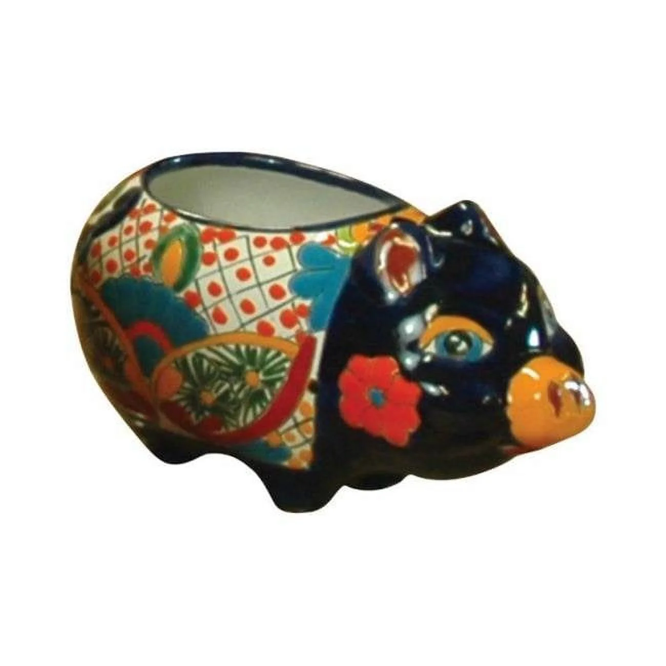 APG075060 6 in. Talavera Pig Planter - pack of 4