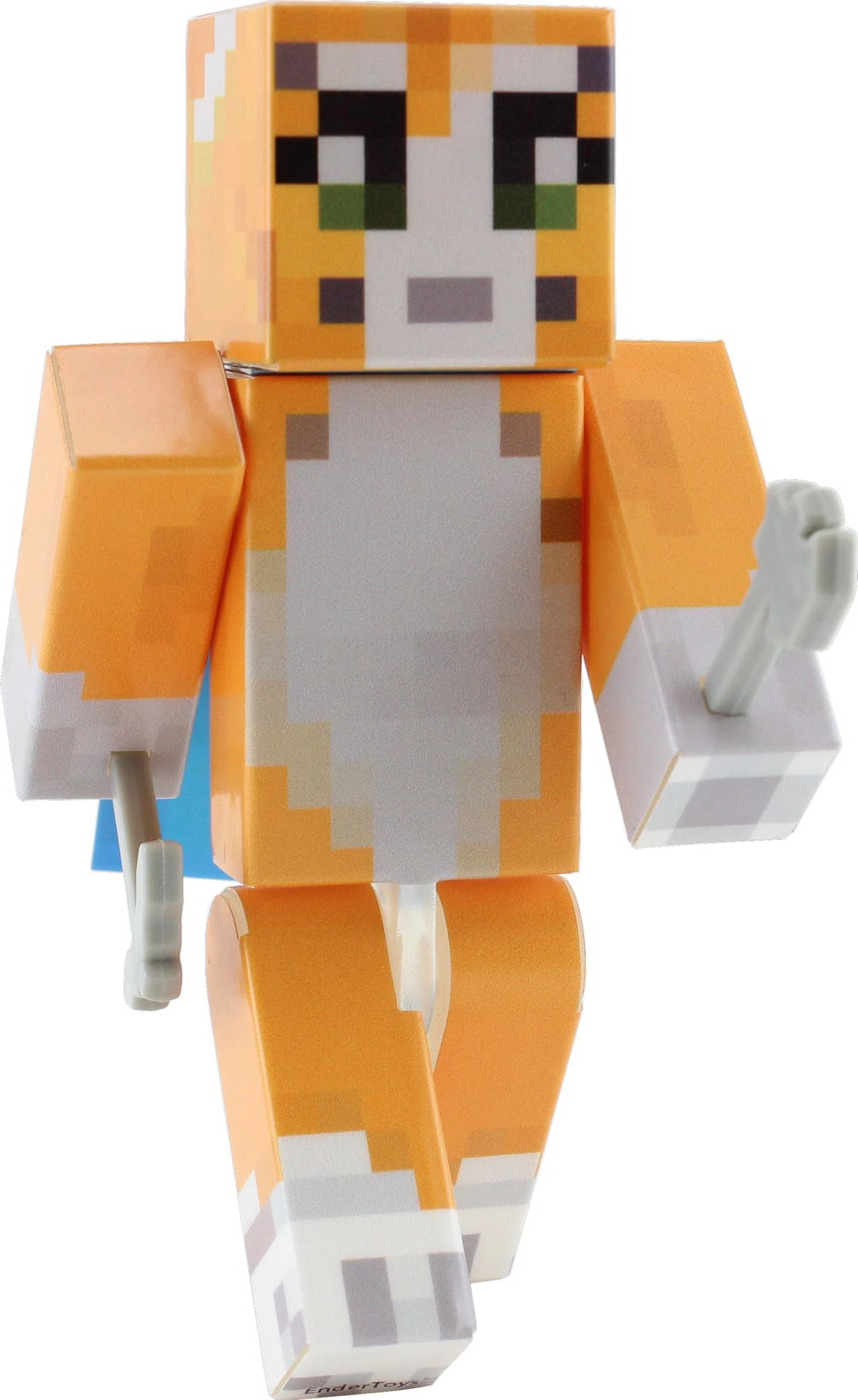 Orange Cat Action Figure Toy, 4 Inch Custom Series Figurines by EnderToys