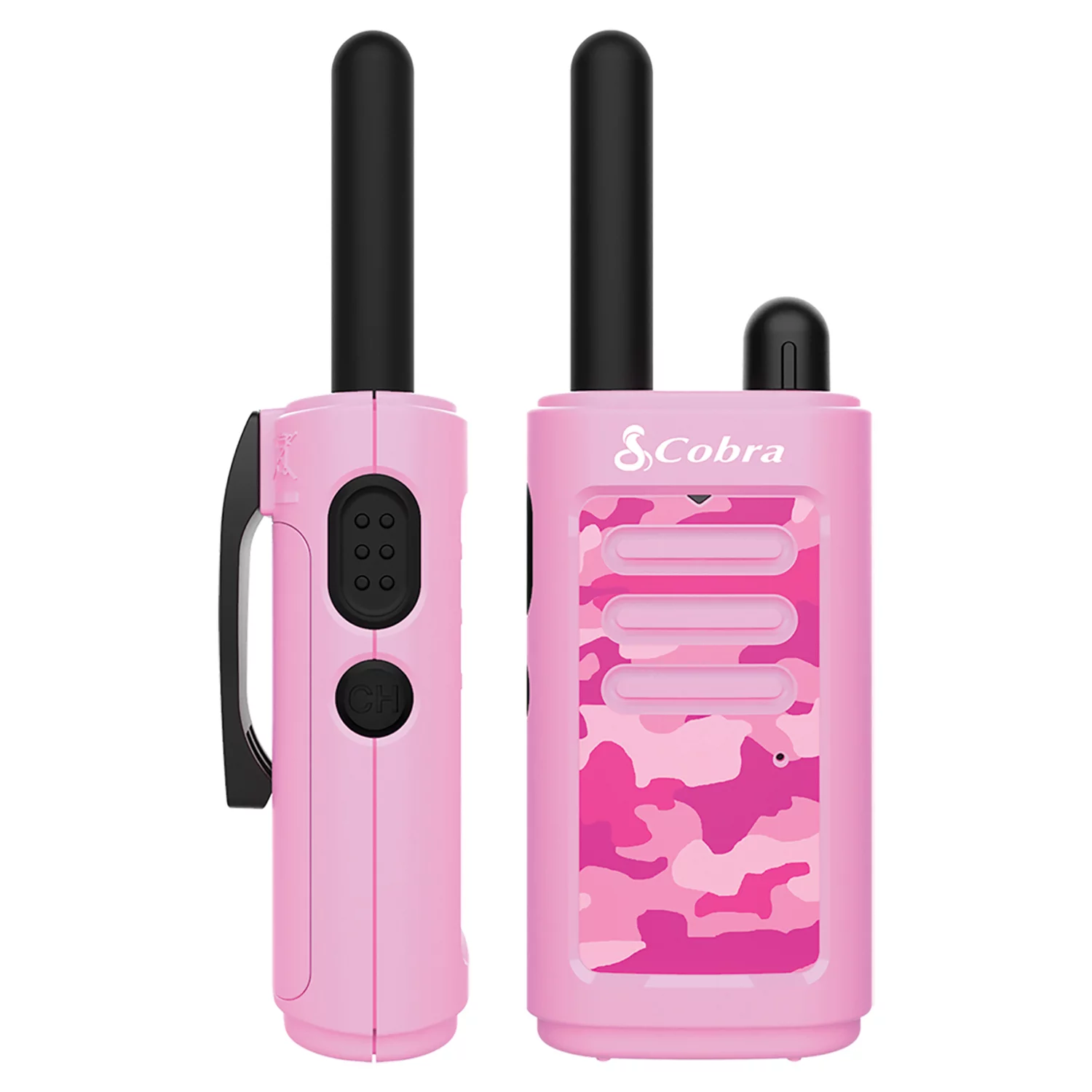 Cobra HE150 P HE150 2 Pack Kid's Hero 16-Mile Range Walkie Talkies (Pink)