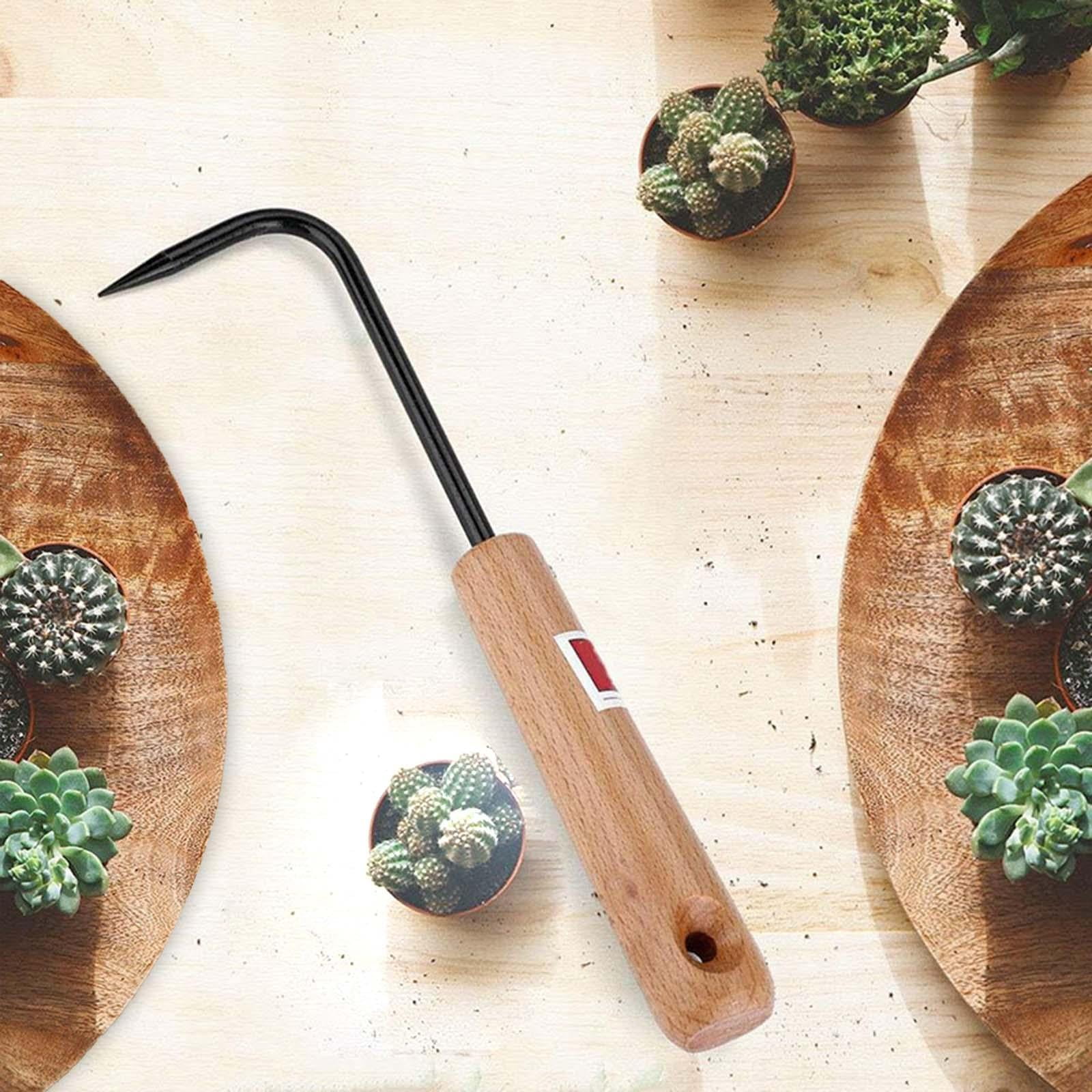 koolsoo Bonsai Tool Hook,Gardening Hook,Sturdy Manganese Steel Garden Tool, Pick Rake for Garden Bonsai Transplanting Flower