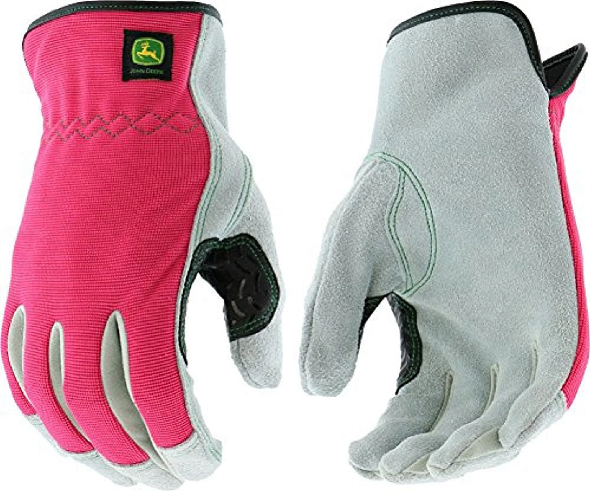 West Chester John Deere Women's Performance/Hi-Dexterity Work Gloves Pink S/M 1 pair