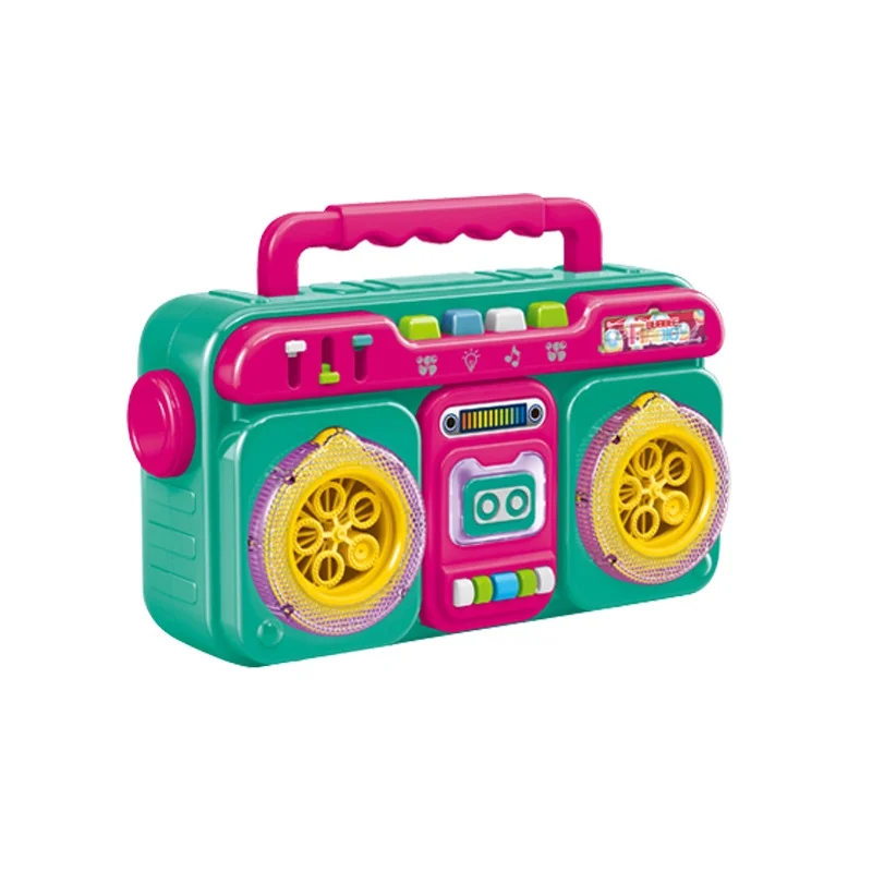 Bubble Machines, Cordless Bubble Blowers with Music and Lights, Outdoor Bubble Toys for Boys and Girls, Birthday Gifts, Automatic Bubble Machines for Kids and Toddlers