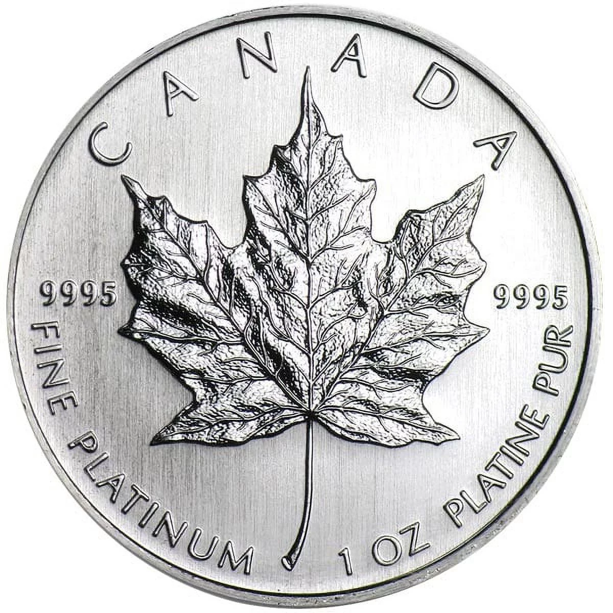 1 Oz Canadian Platinum Maple Leaf Coins, Bullion