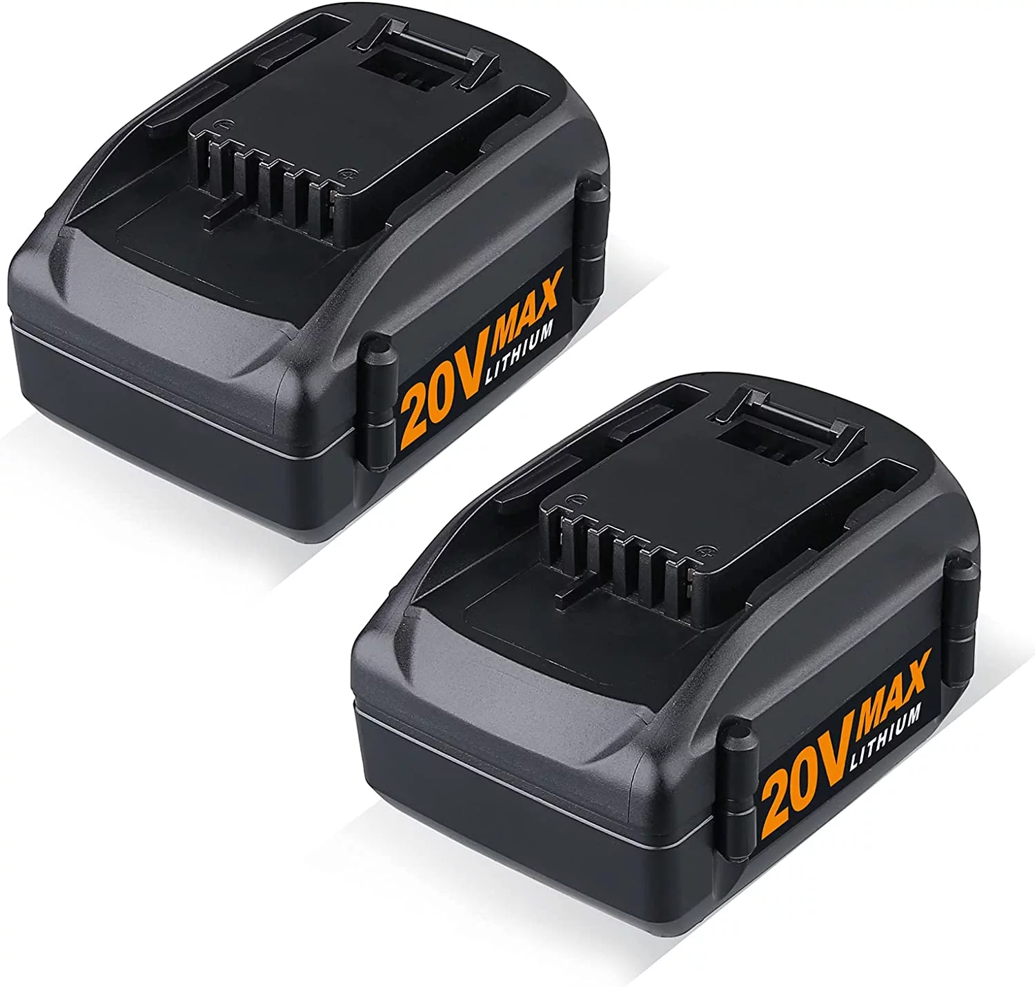 2 Pack 20V 4000mAh WA3520 Lithium-ion Battery for Worx Cordless Power Tools Series WG151s, WG155s, WG251s, WG255s, WG540s, WG545s, WG890, WG891 Batteries