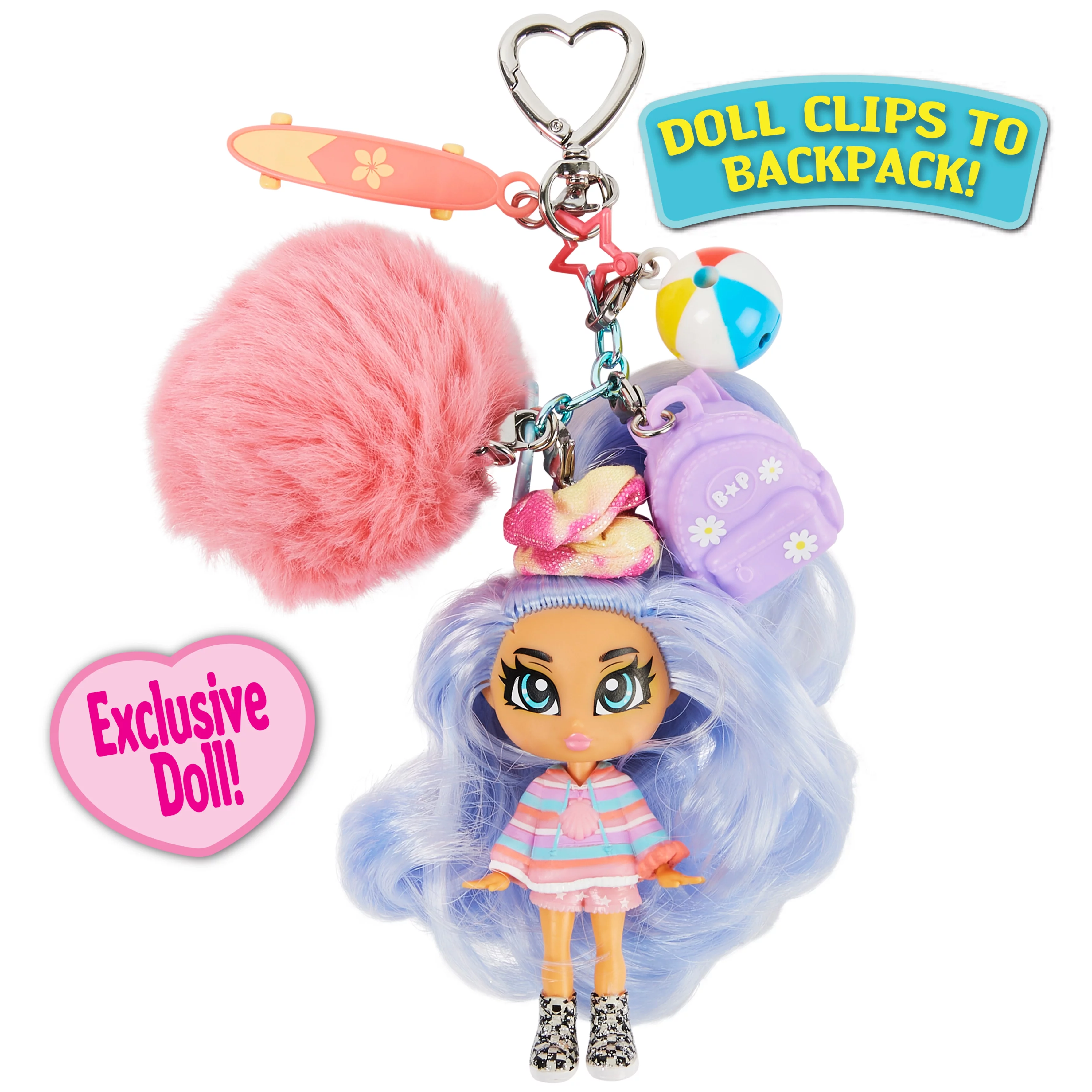 B Pack, Deluxe Reina Reef 3.5-inch Doll and Playset with 11 Surprises