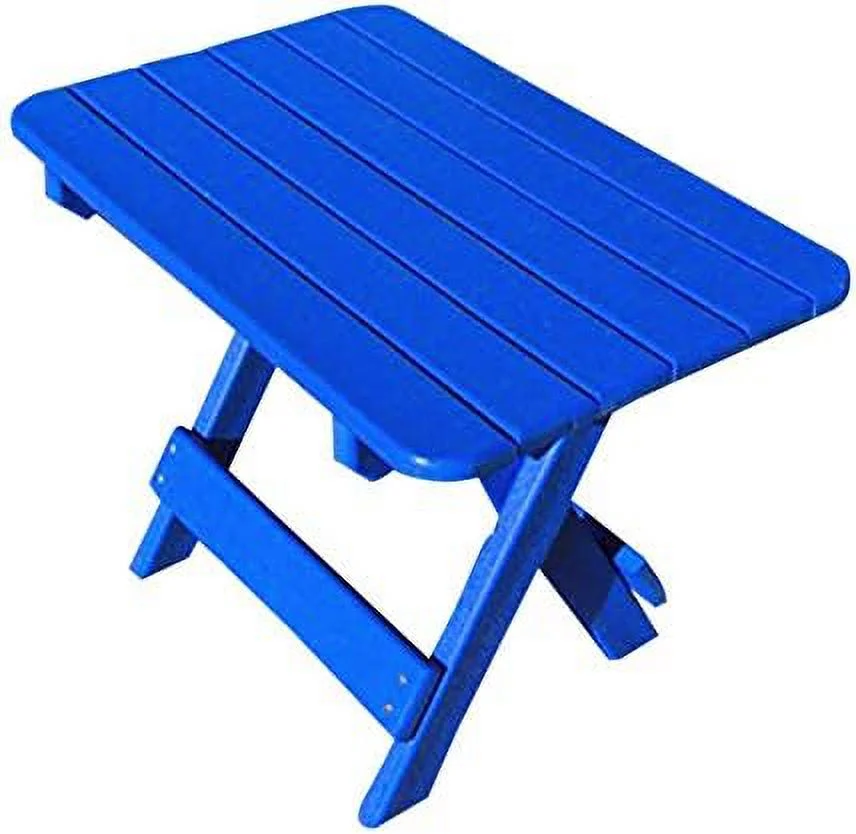 SJOPKMN Folding Outdoor Patio  - Poly Adirondack  - All Weather  for Your Patio  Deck  or Balcony (Black)