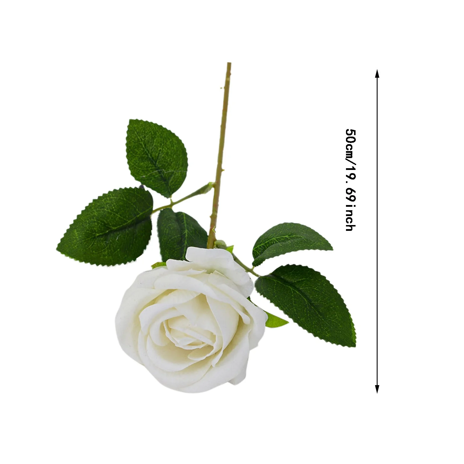 HALJEN Outdoor Artificial Flowers with Pot Five Small Flannelette Rose Imitation Flower Pearl Rose Wall Wedding Supplies Decorative Flowers