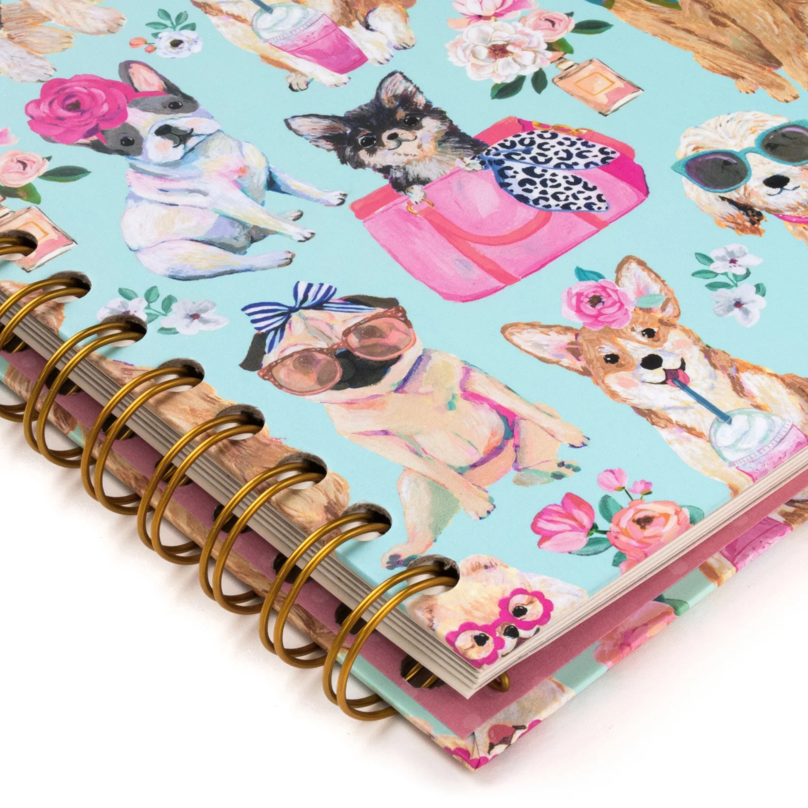 2023-2024 Mintgreen Weekly/Monthly Spiral Planner, 7.25