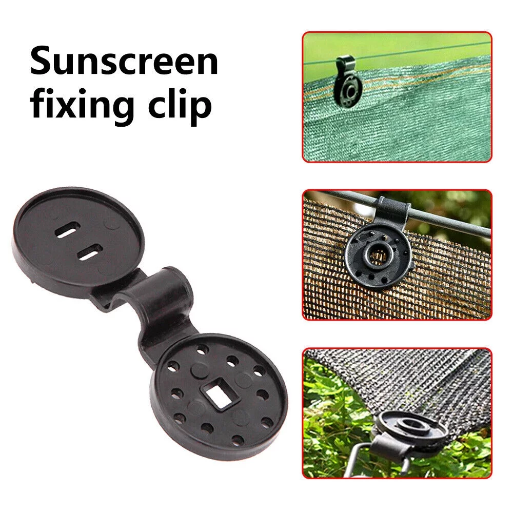 KKMOL Sunshade Net Clip Garden Greenhouse Shade Cloth Fix Clamp Hook Tool