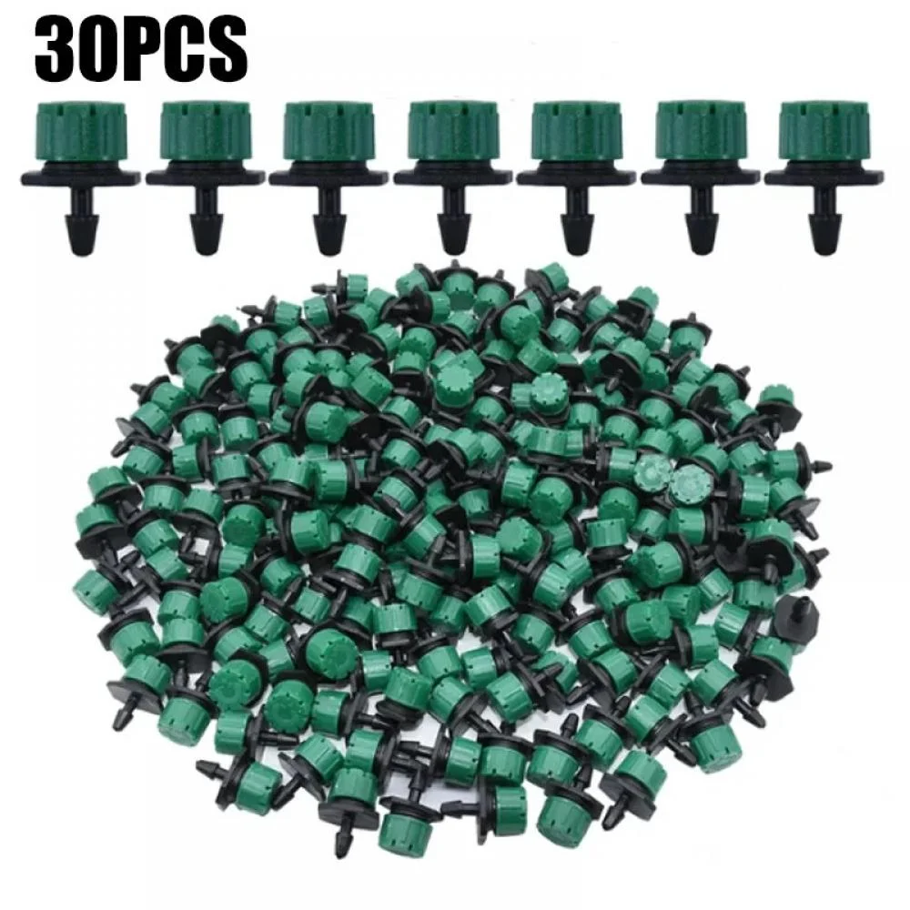 10-100Pcs 4/7 Hose Garden Irrigation Micro Flow Dripper Garden Watering Tool Adjustable Lawn Greenhouse Drip Irrigation Gadgets