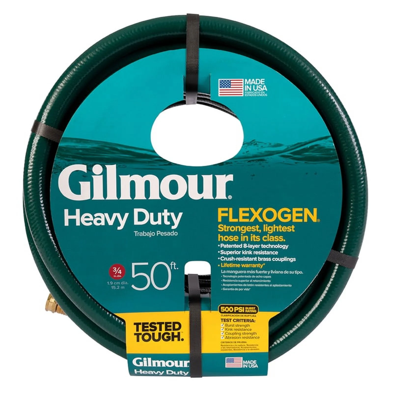 Gilmour Heavy Duty Flexogen 3/4 x 50 Foot Hose