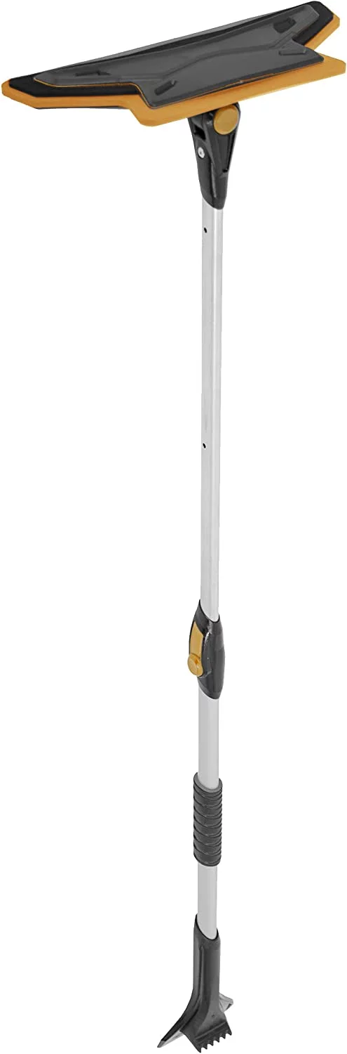 True Temper ABTT5212 Telescopic Auto Snow Brush EVA Foam, 36