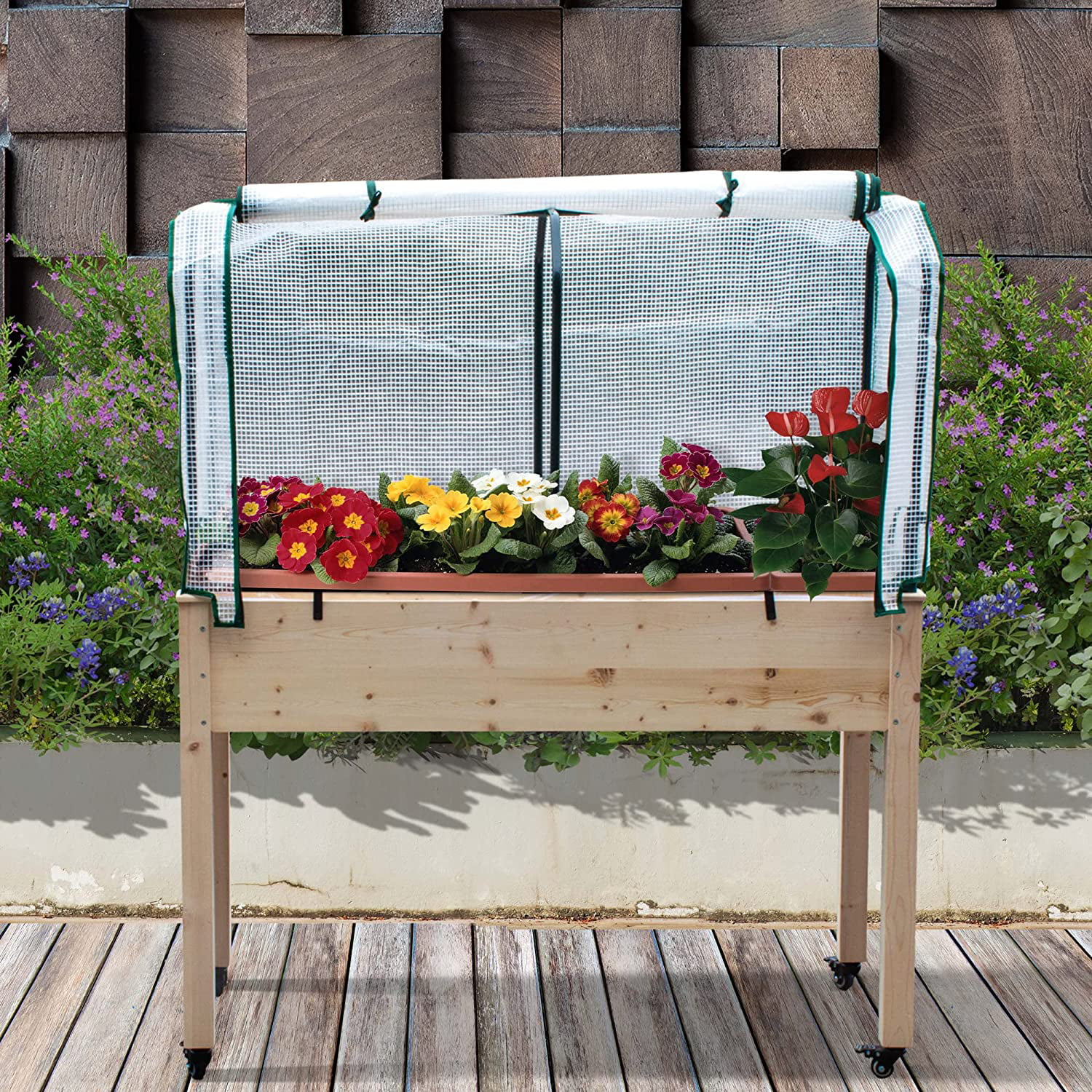 Grapevine PL10164 Raised Planter Greenhouse
