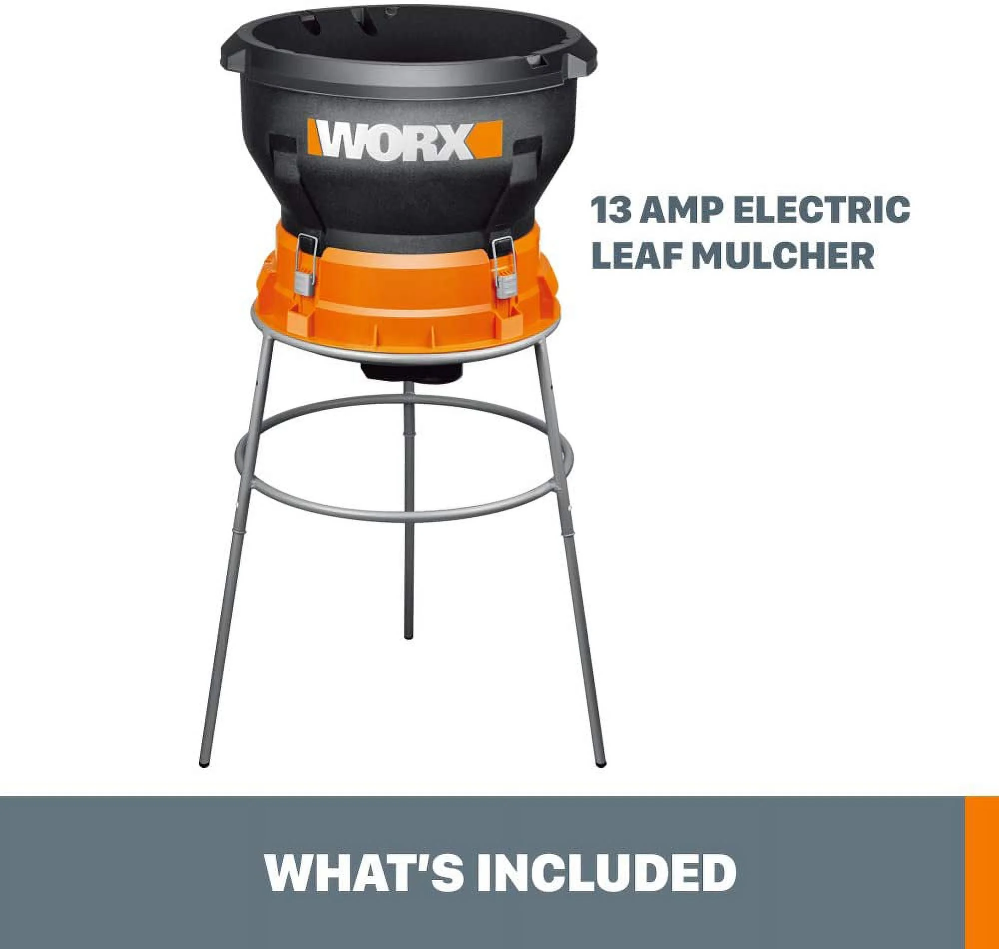 WORX WG430 13 Amp Foldable Bladeless Electric Leaf Mulcher Damaged Box