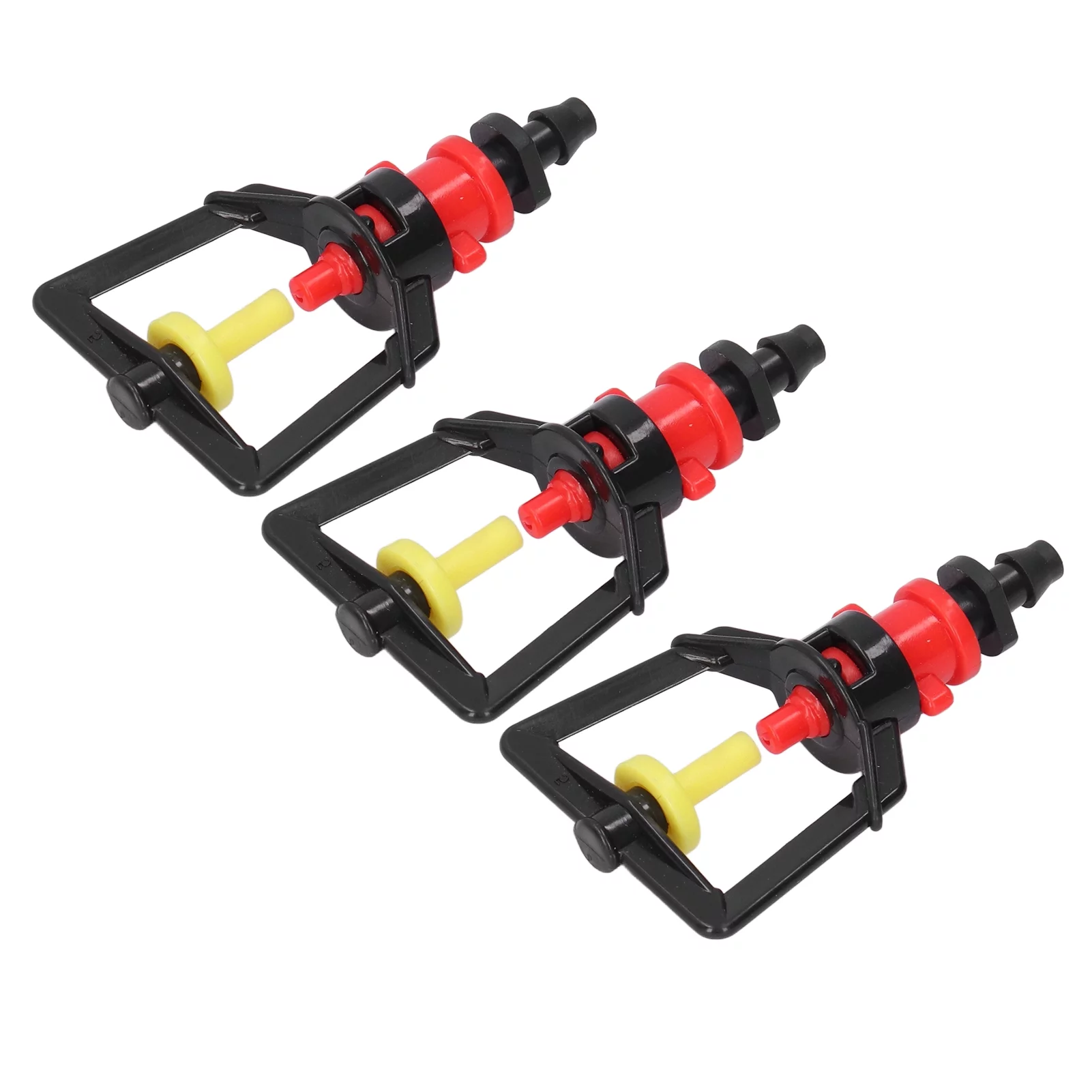 DEWIN Irrigation Sprinkler,30 Sets Irrigation Sprinkler Water Saving Plastic Nozzle Connector Kit Garden Lawn Accessories