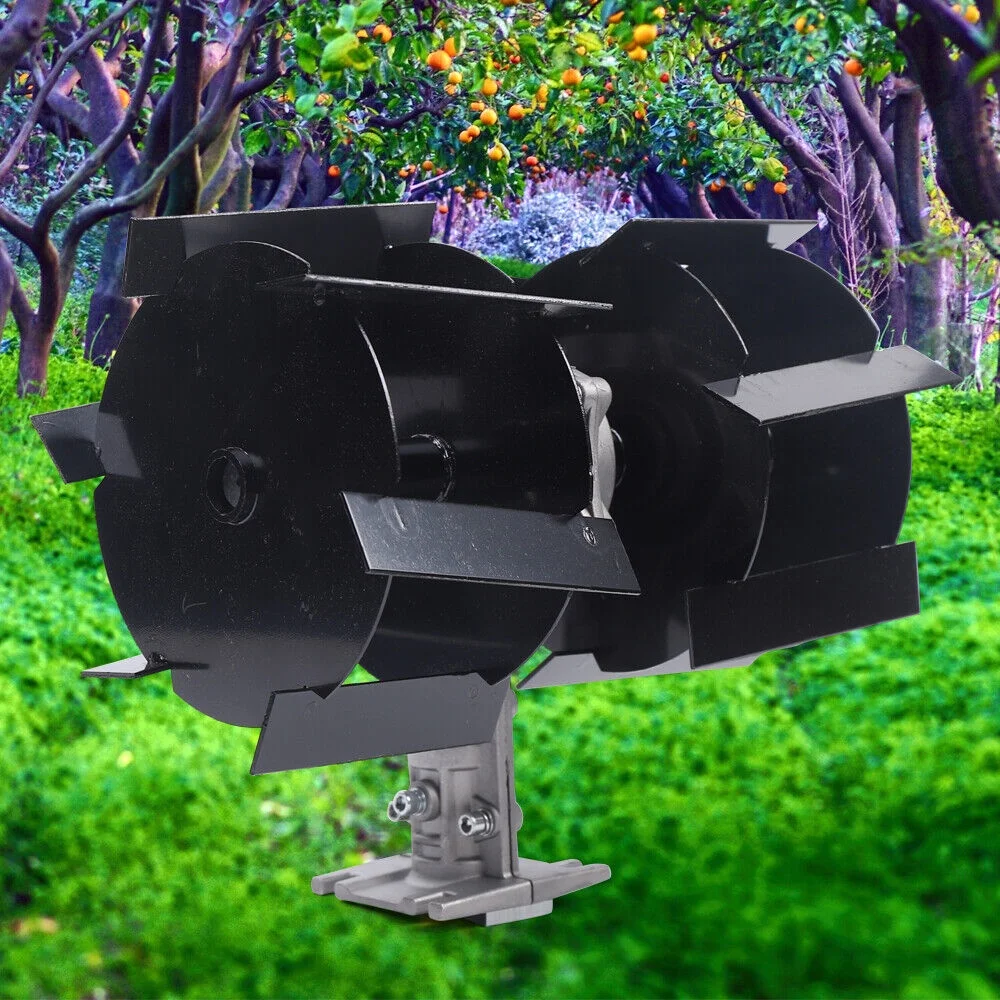 Lawn Weeding Head Petrol Cultivator Auger Tiller Garden Digging Head 9 Teeth