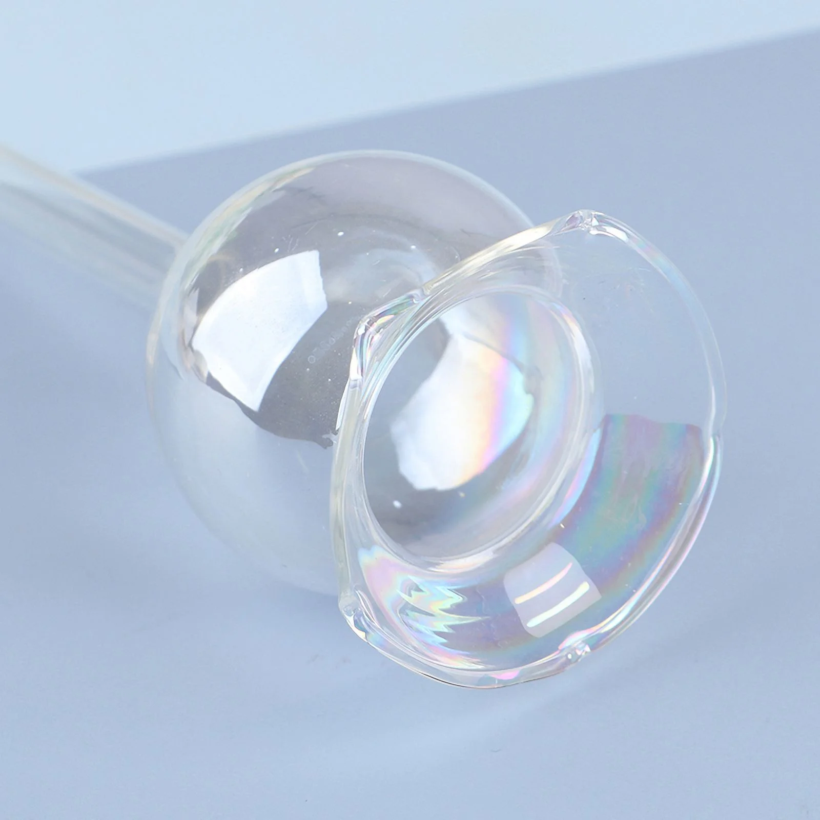 1PC Automatic Flower Watering Device Plant Waterer Self Watering Globes Flower Shape Hand Blown ClearPlastic Aqua Bulbs